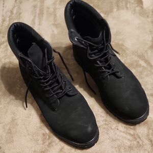 LEWIS Classic Black Men's Leather Boots